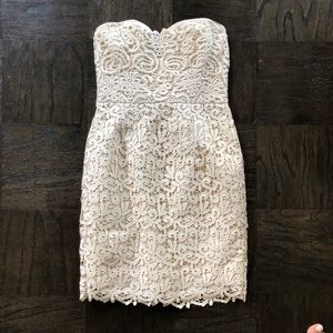 Allison Paris sweetheart strapless mini dress